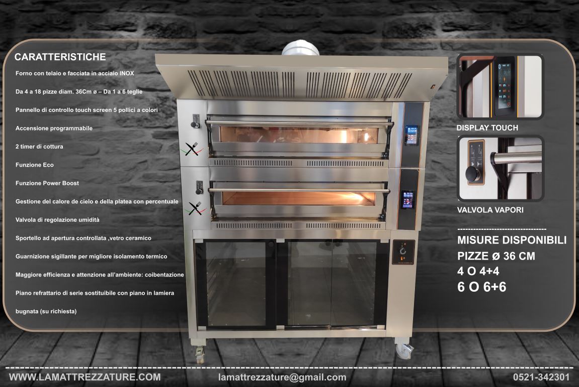 Forno Pizza Elettrico